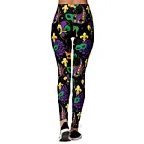 mardi gras leggings